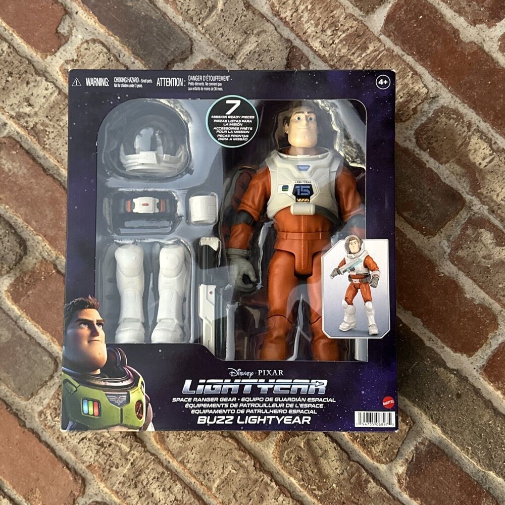 Disney Pixar Lightyear Space Ranger Gear Buzz Lightyear Action Figure NEW IN BOX